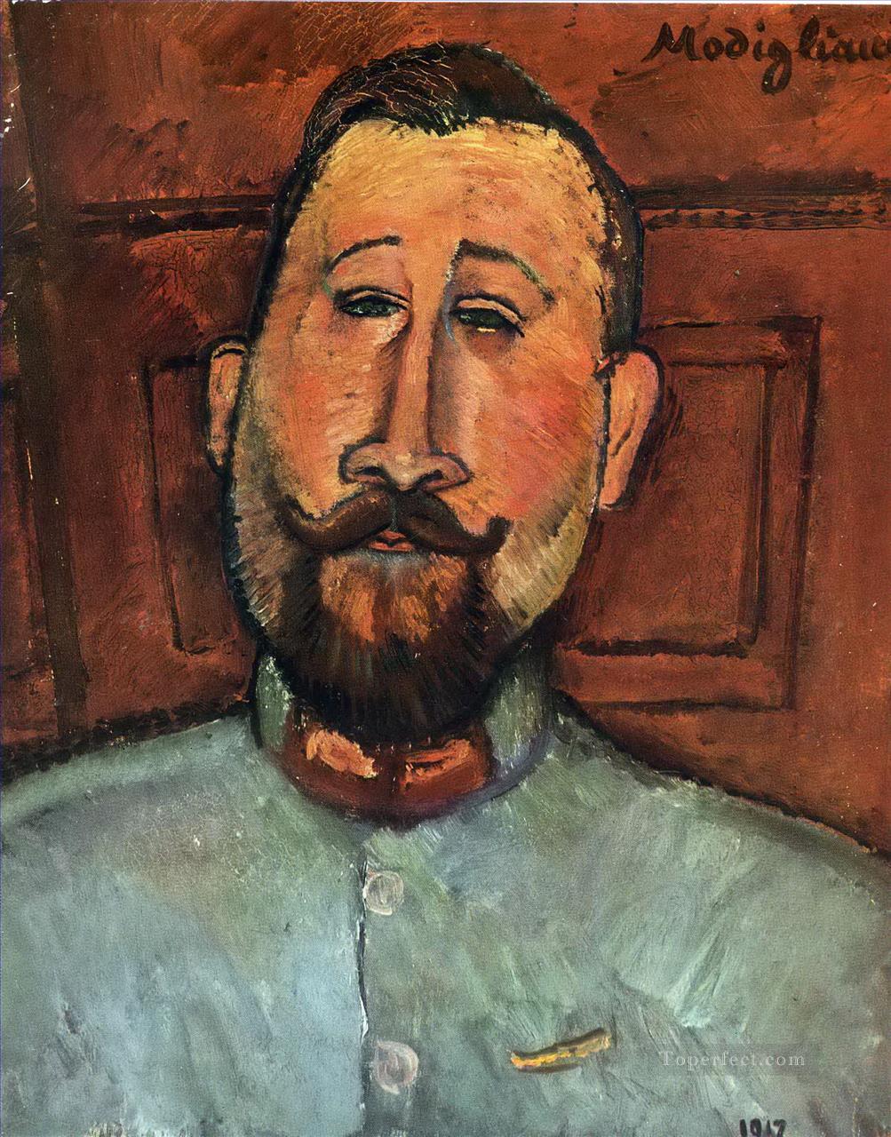 doctor devaraigne 1917 Amedeo Modigliani Pintura al óleo